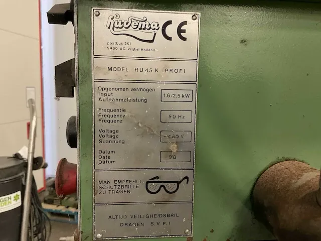 Huvema hu 45 k profi kolomboormachine - afbeelding 4 van  12
