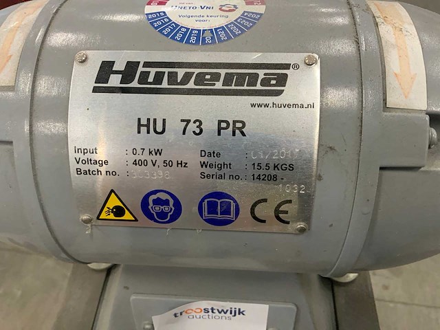 Huvema hu 73 pr schuurmachine - afbeelding 2 van  4