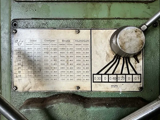 Huvema hu050 kolomboormachine - afbeelding 14 van  14