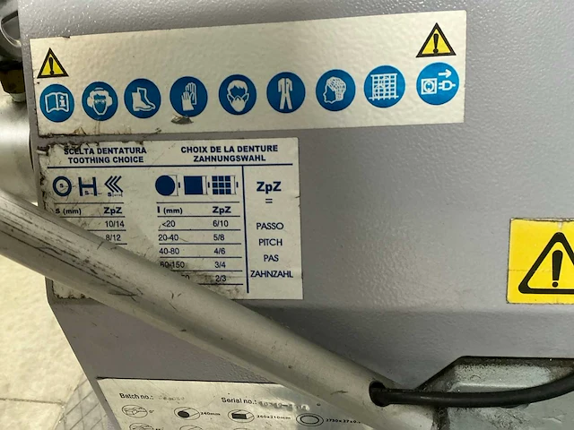 Huvema hu285acv-4 bandzaagmachine - afbeelding 12 van  13