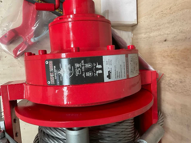 Hwp x20000 series kabellier hydraulisch - afbeelding 4 van  4