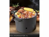 Hybride elektro/ houtskool barbecue princess, 984638, zwart - afbeelding 1 van  3