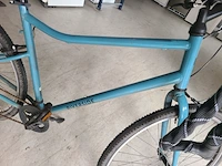 Hybride fiets riverside, turquoise / blauw inclusief sterk art 2 kettingslot en sleutel - afbeelding 6 van  13