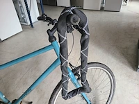 Hybride fiets riverside, turquoise / blauw inclusief sterk art 2 kettingslot en sleutel - afbeelding 7 van  13
