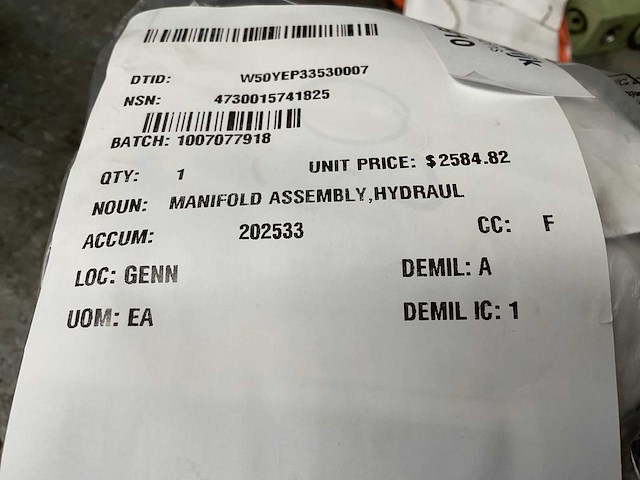 Hydraulic manifold - afbeelding 4 van  4