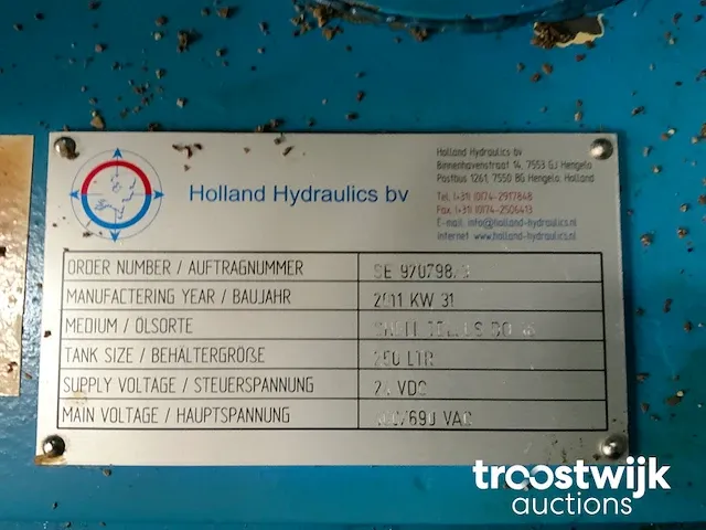 Hydrauliek unit - afbeelding 5 van  5