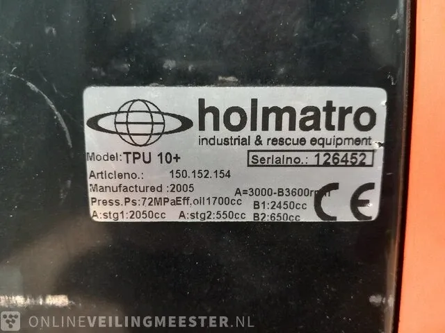 Hydraulisch redgereedschap holmatro - afbeelding 13 van  14