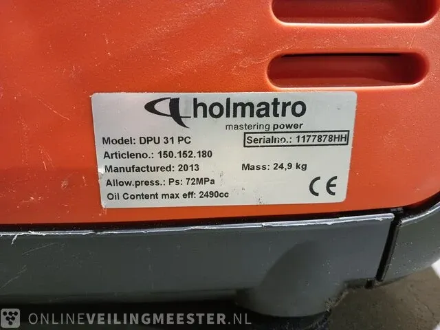 Hydraulisch redgereedschap holmatro - afbeelding 12 van  16
