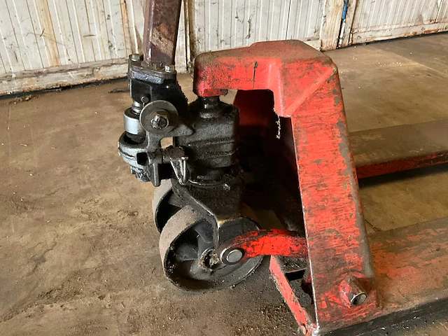 Hydraulische handpalletwagen v.v. lange lepels 180cm - afbeelding 3 van  4