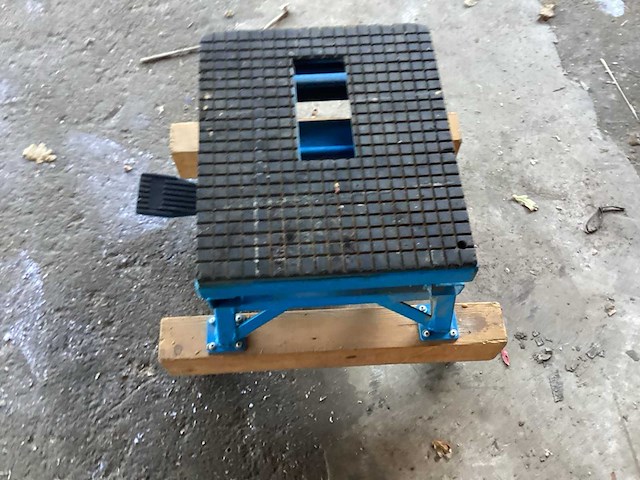 Hydraulische hefplateau voor onder andere motoren. datona - afbeelding 5 van  5