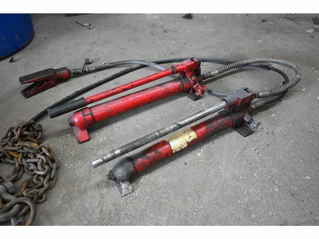 Hydraulische pers inclusief diverse accessoires (2x) - afbeelding 2 van  4