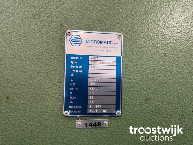 Hydraulische pers - afbeelding 9 van  10