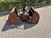 Hydraulische schalenknijper graafbak - inclusief rotator 400ltr - hijs- en heftechniek - afbeelding 3 van  5