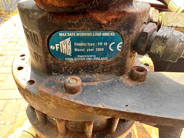 Hydraulische schalenknijper graafbak - inclusief rotator 400ltr - hijs- en heftechniek - afbeelding 5 van  5