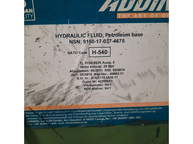 Hydraulische tank aggregaat, 1999 - afbeelding 12 van  12