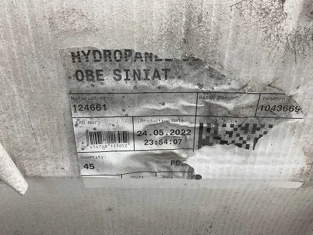 Hydropanel vezelcementplaat - 90x120x0.9 cm (45x) - afbeelding 4 van  5