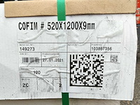 Hydropanel vezelcementplaat 520x1200x9 mm brandkasse a2 (120x) - afbeelding 3 van  8