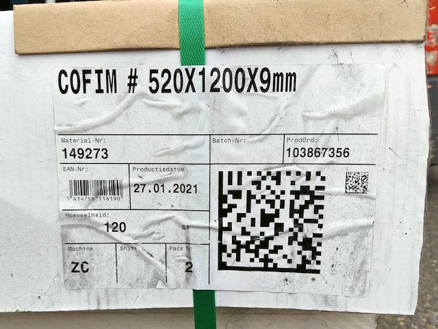 Hydropanel vezelcementplaat 520x1200x9 mm brandkasse a2 (120x) - afbeelding 3 van  8