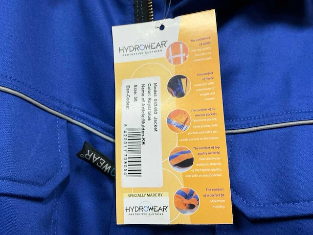 Hydrowear werkjas werkjas (8x) - afbeelding 3 van  9