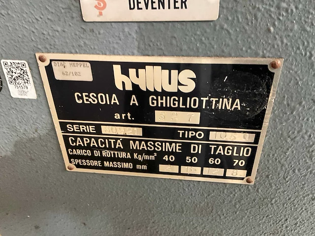 Hyllus 1050 guillotineschaar - afbeelding 10 van  10