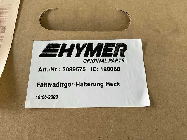 Hymer fietsendrager voor 2 fietsen - afbeelding 2 van  4