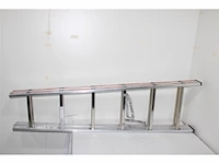 Hymer trapladder dubbelzijdig begaanbaar 2x6 sporten - afbeelding 4 van  4