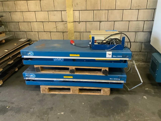 Hymo dubbele schaarheftafel (2x) - afbeelding 2 van  5
