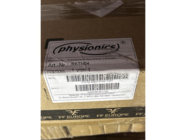 Hyperextension-rugtrainer physionics, rktn04 - afbeelding 3 van  3