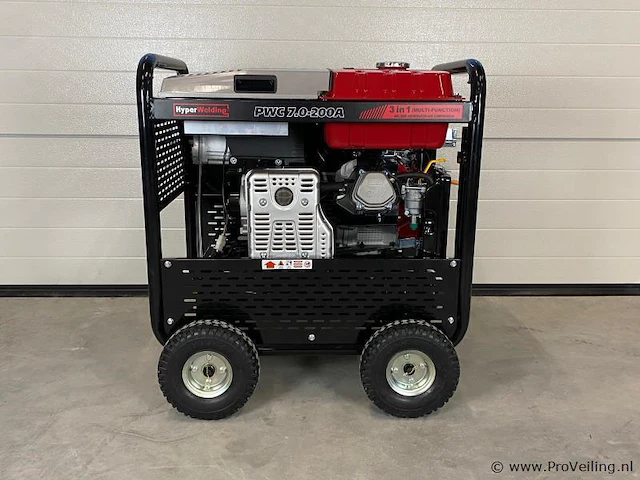 Hyperwelding pwc7.0-200a 3 in 1 multimachine (generator, lasapparaat en luchtcompressor) - afbeelding 4 van  5