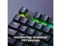 Hyperx alloy origins pbt mechanisch gaming toetsenbord us qwerty aqua - afbeelding 3 van  4