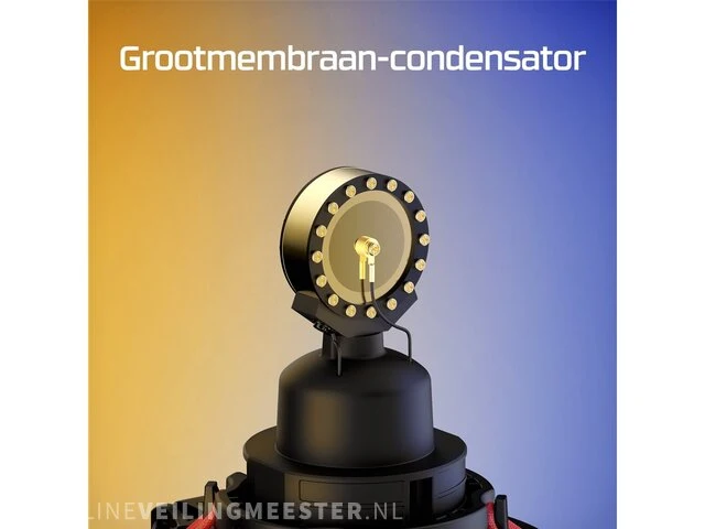 Hyperx procast studiomicrofoon zendmethode: incl. shockmount - afbeelding 3 van  5