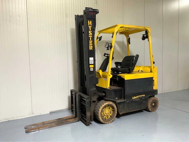 Hyster e4.00xl - 4.3m duplex, vorkversteller - vorkheftruck - afbeelding 1 van  16
