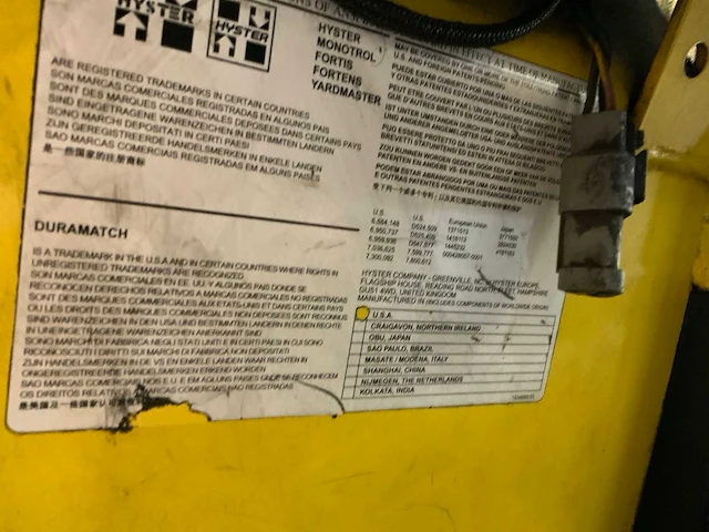 Hyster e4.00xl vorkheftruck vorkversteller, sideshift, bluespot, duplex - afbeelding 16 van  35