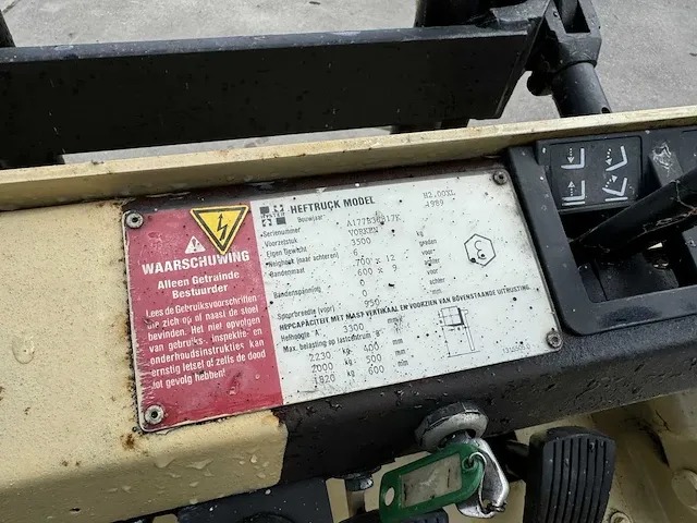 Hyster h2 00 xl vorkheftruck - afbeelding 10 van  23