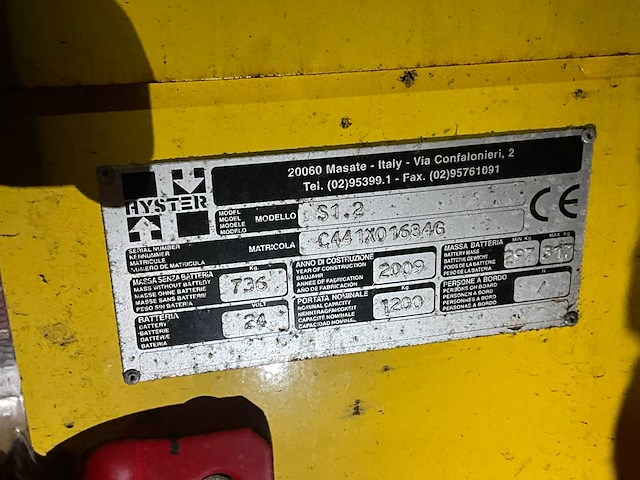 Hyster s1.2 stapelaar - afbeelding 3 van  11