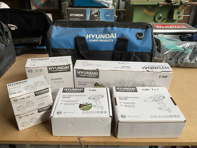 Hyundai 56871ff accugereedschap (3x) - afbeelding 1 van  7