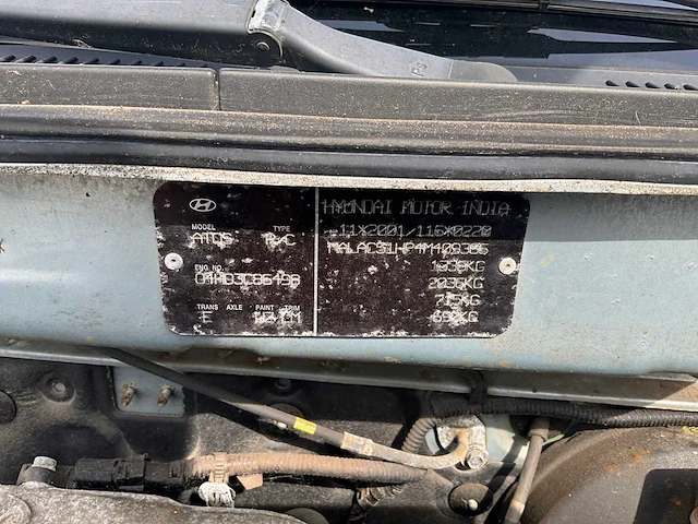 Hyundai atos-auto uit 2004 - afbeelding 3 van  13