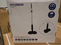 Hyundai draadloze elektrische dweil - spinning mop vloerreiniger met spray functie - afbeelding 1 van  4