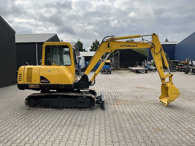 Hyundai r55-7 robex midigraafmachine - afbeelding 19 van  22