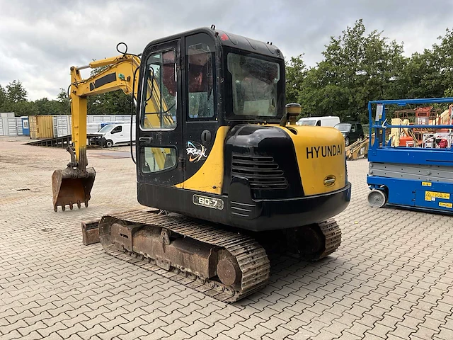 Hyundai r60-7 robex midigraafmachine - afbeelding 24 van  28
