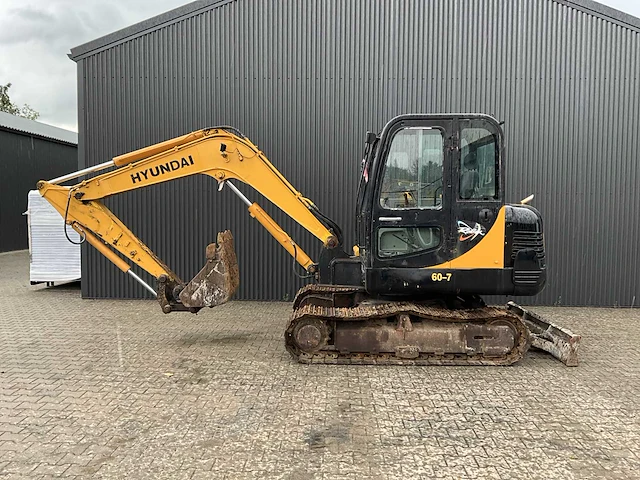 Hyundai r60-7 robex midigraafmachine - afbeelding 2 van  20