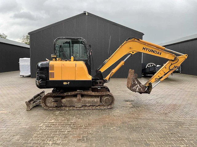 Hyundai r60-7 robex midigraafmachine - afbeelding 3 van  20