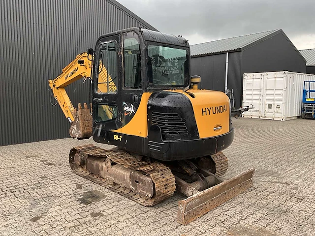 Hyundai r60-7 robex midigraafmachine - afbeelding 14 van  20
