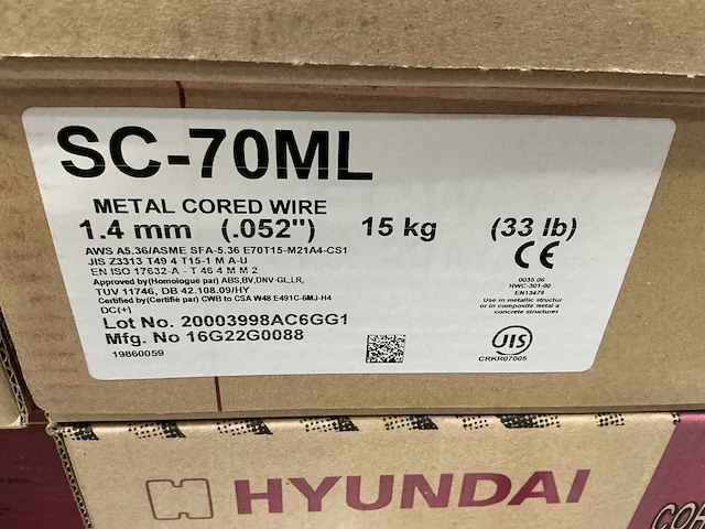 Hyundai sc-70ml cored wire lasdraad (12x) - afbeelding 4 van  4