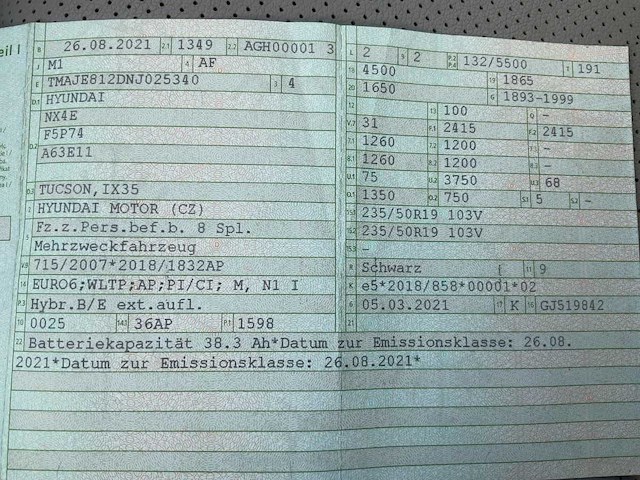 Hyundai tucson 1.6 t-gdi plug-in hybrid prime 4wd 2021 - afbeelding 24 van  36