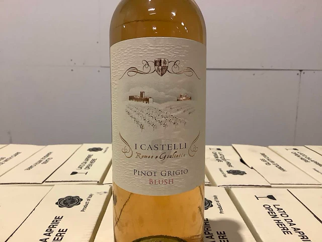 I castelli romeo e giulietta pinot grigio blush wijn (414x) - afbeelding 3 van  7