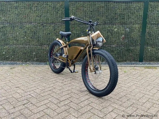 I-coco beach cruiser 20ah elektrische fiets (bruin) - afbeelding 1 van  2