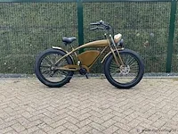 I-coco beach cruiser 20ah elektrische fiets (bruin) - afbeelding 2 van  2