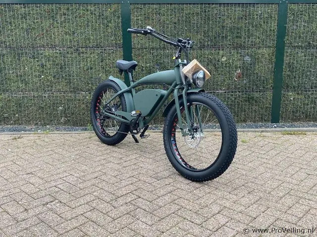 I-coco beach cruiser 20ah elektrische fiets (groen) - afbeelding 1 van  2