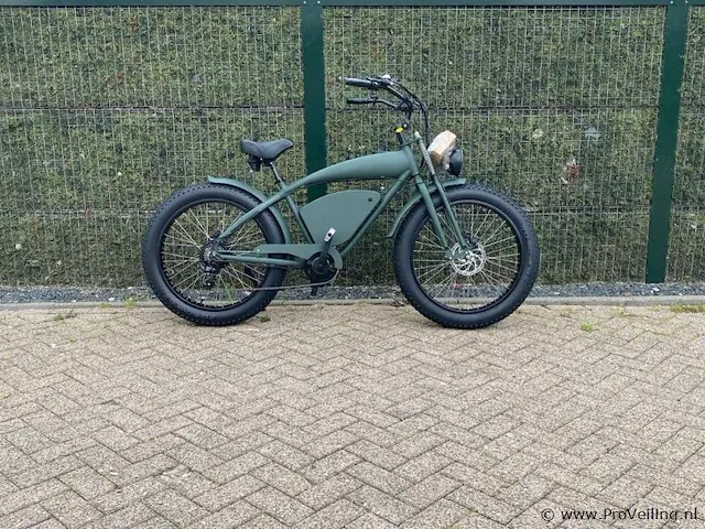 I-coco beach cruiser 20ah elektrische fiets (groen) - afbeelding 2 van  2